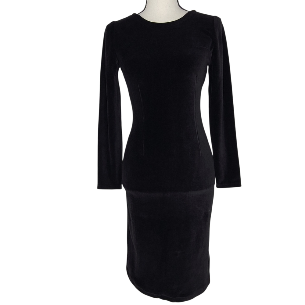 J. Crew Scoopback Sheath Dress In Italian Velvet Size 4 NWT